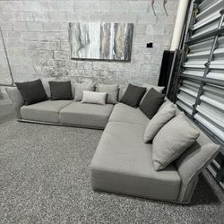 Light Gray Carlo Perazzi Sectional 