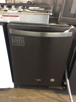 Whirlpool Black stainless dishwasher