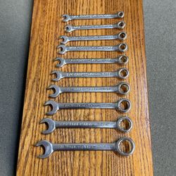 (10 piece set) CRAFTSMAN MIDGET MINI SAE IGNITION WRENCH SET