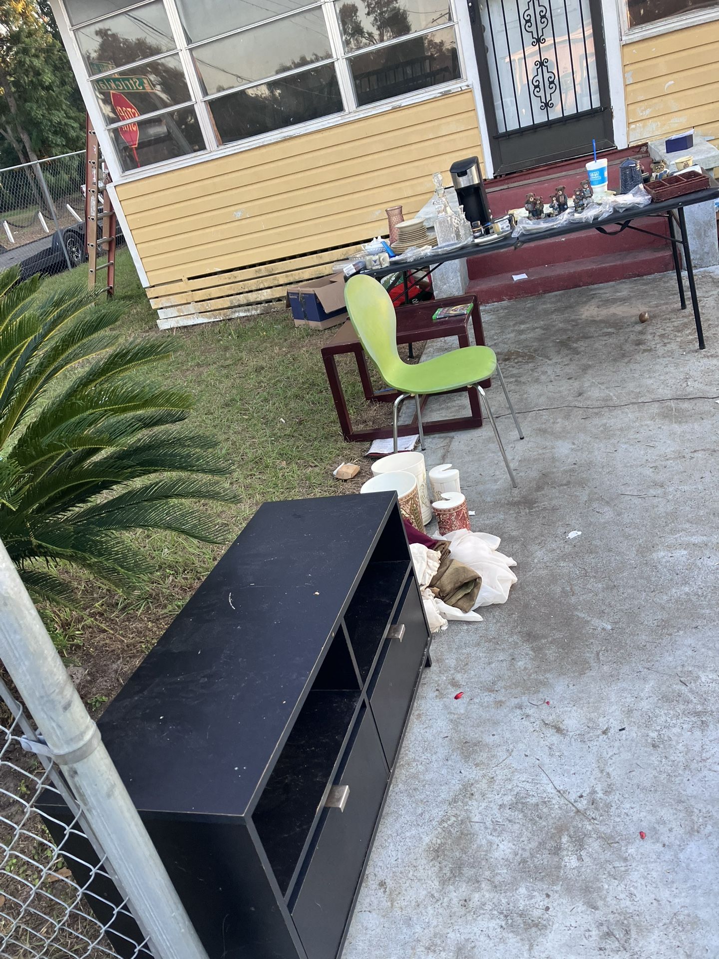 TV stand with shelves and Two drawers