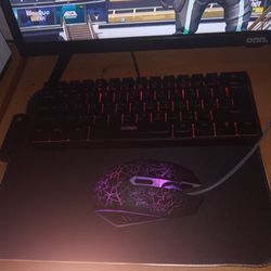 Keyboard Mouse And Mousepad