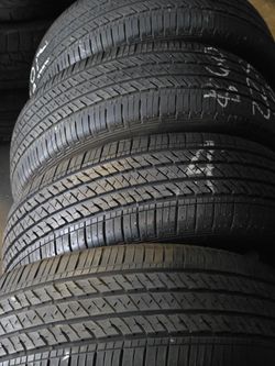 (4) 225 60 17 BRIDGESTONE TIRES $120 CARRY OUT