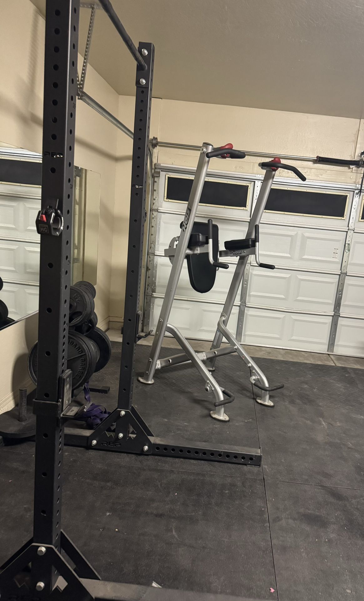 HOIST Dip Station & REP Squat Rack