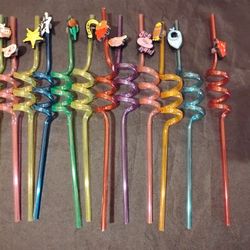 Cowgirl/Cowboy Straws New 
