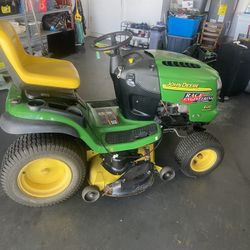 John Deer Tractor W/ Trailer Attachment