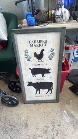 Country style kitchen framed print