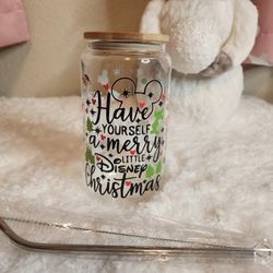 Mickey Glass Cup 16oz 