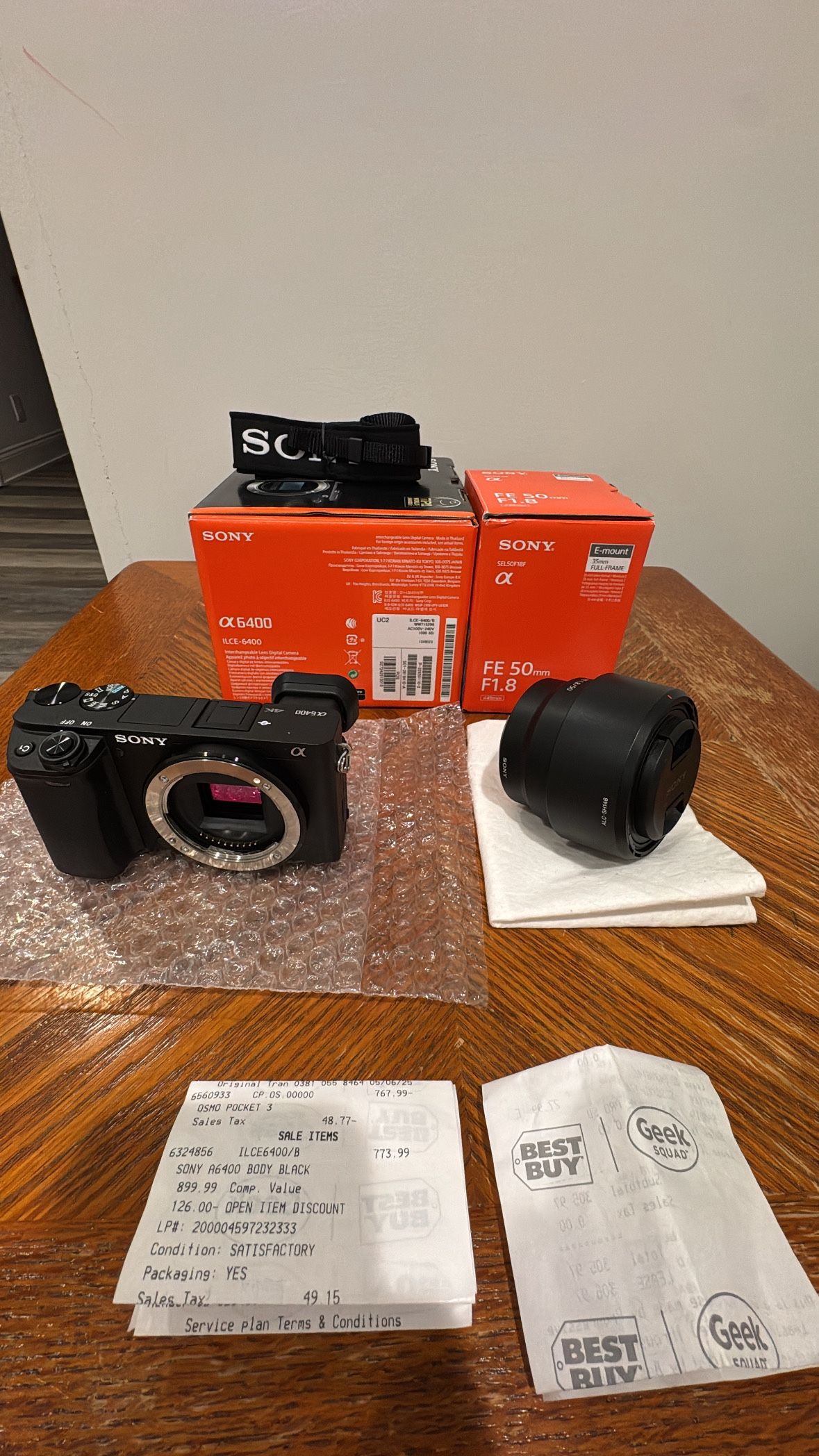 Sony A6400 & Sony 50mm F1.8