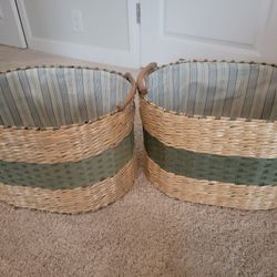 2 Storage Baskets