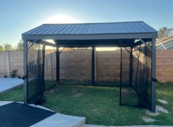 Brand new 10’x12’ Hardtop Aluminum Permanent Outdoor Patio Garden Gazebo