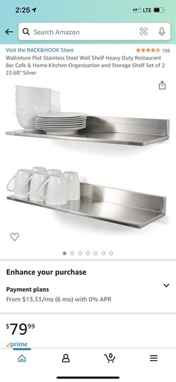 Stainless Steel Shelves