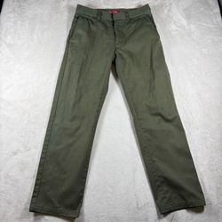 Supreme Pants Men’s 30x28 Khaki Green Straight Leg Chino Trousers Skater #1896