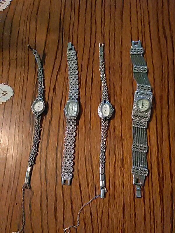 Marcicite watches. Need batteries.
