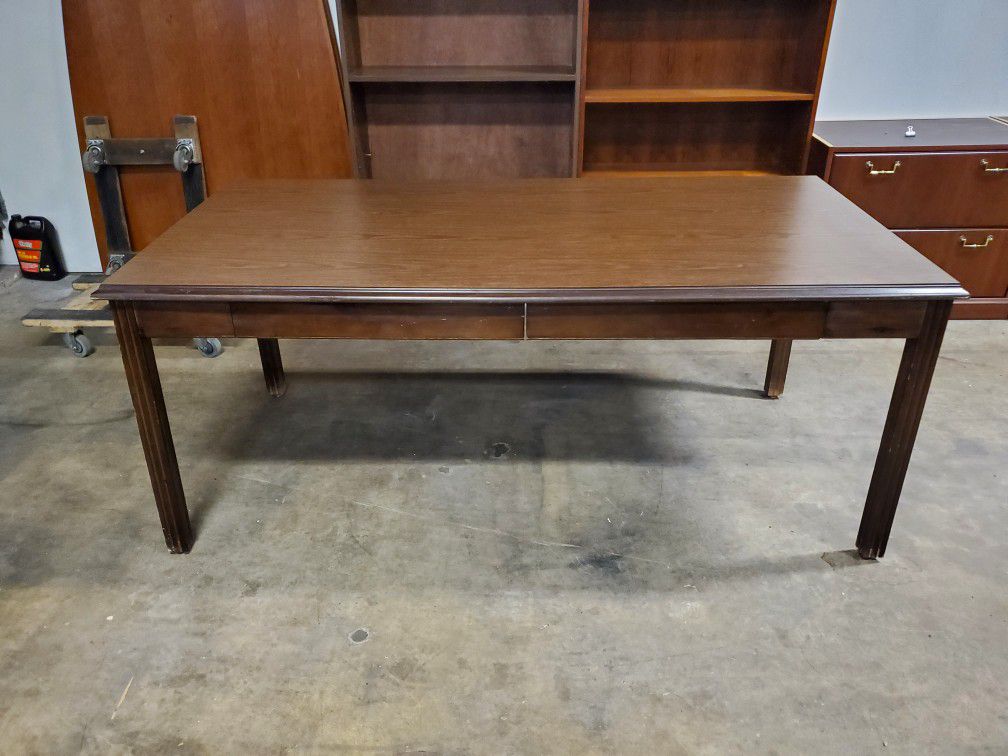 36 X 72 Traditional Executive Table Desk $200 (Good Condition)