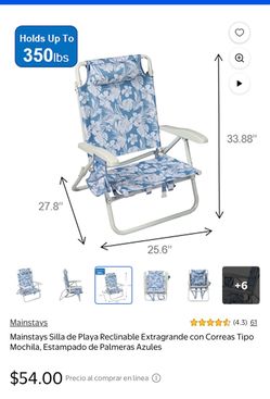 Silla playera (beach chair)