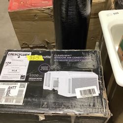 GE Profile 8,300 BTU 115-Volt ClearView Ultra Quiet Window Air Conditioner for Mid-Size Rooms, Full Window View, Easy Install