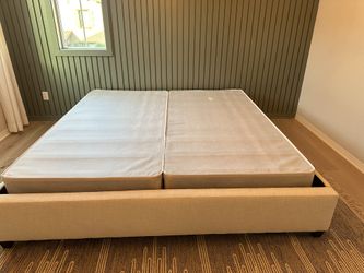 New Model Home King Size Bed Frame And Box -$100