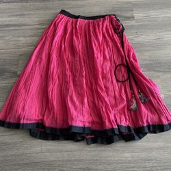 Fuchsia Pink Skirt