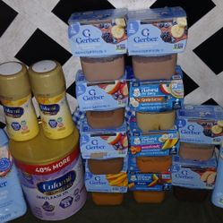 Variety New Gerber Enfomil Baby Food And Fornula