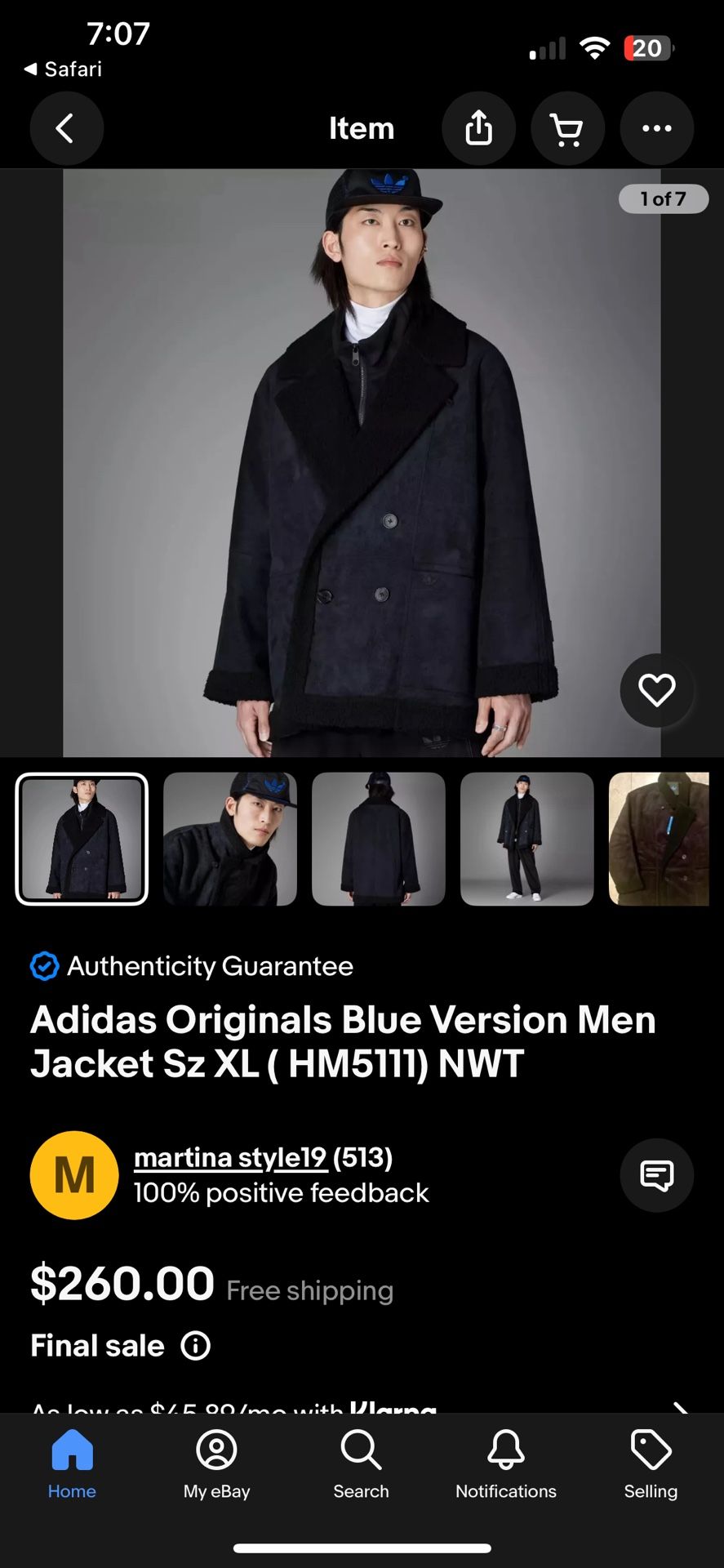 ADIDAS BLUE VERSION BUTTON-UP SHERPA JACKET