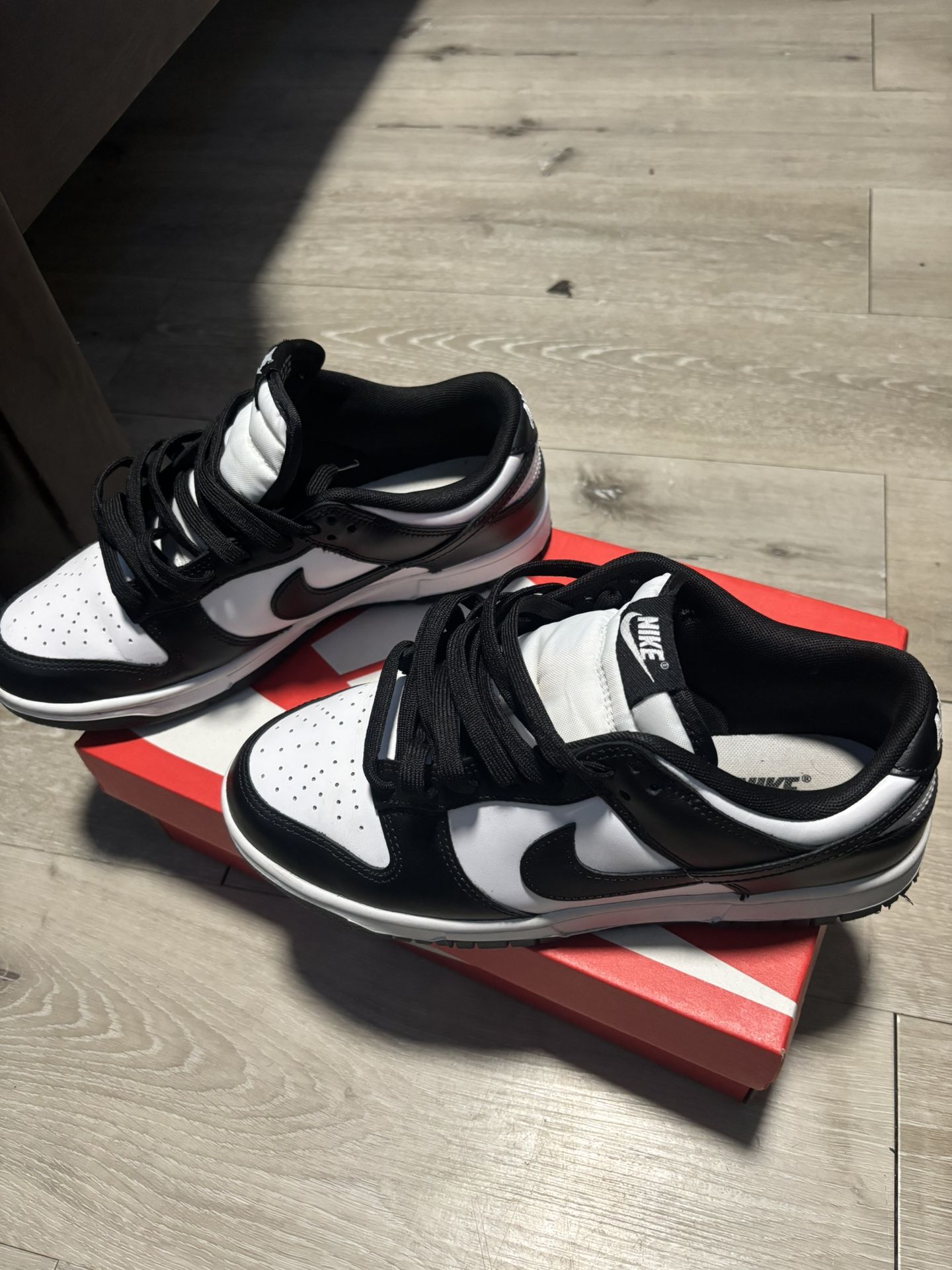 NIKE DUNK LOW RETRO, WHITE/BLACK