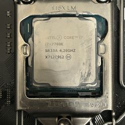 Intel i7 7700K CPU