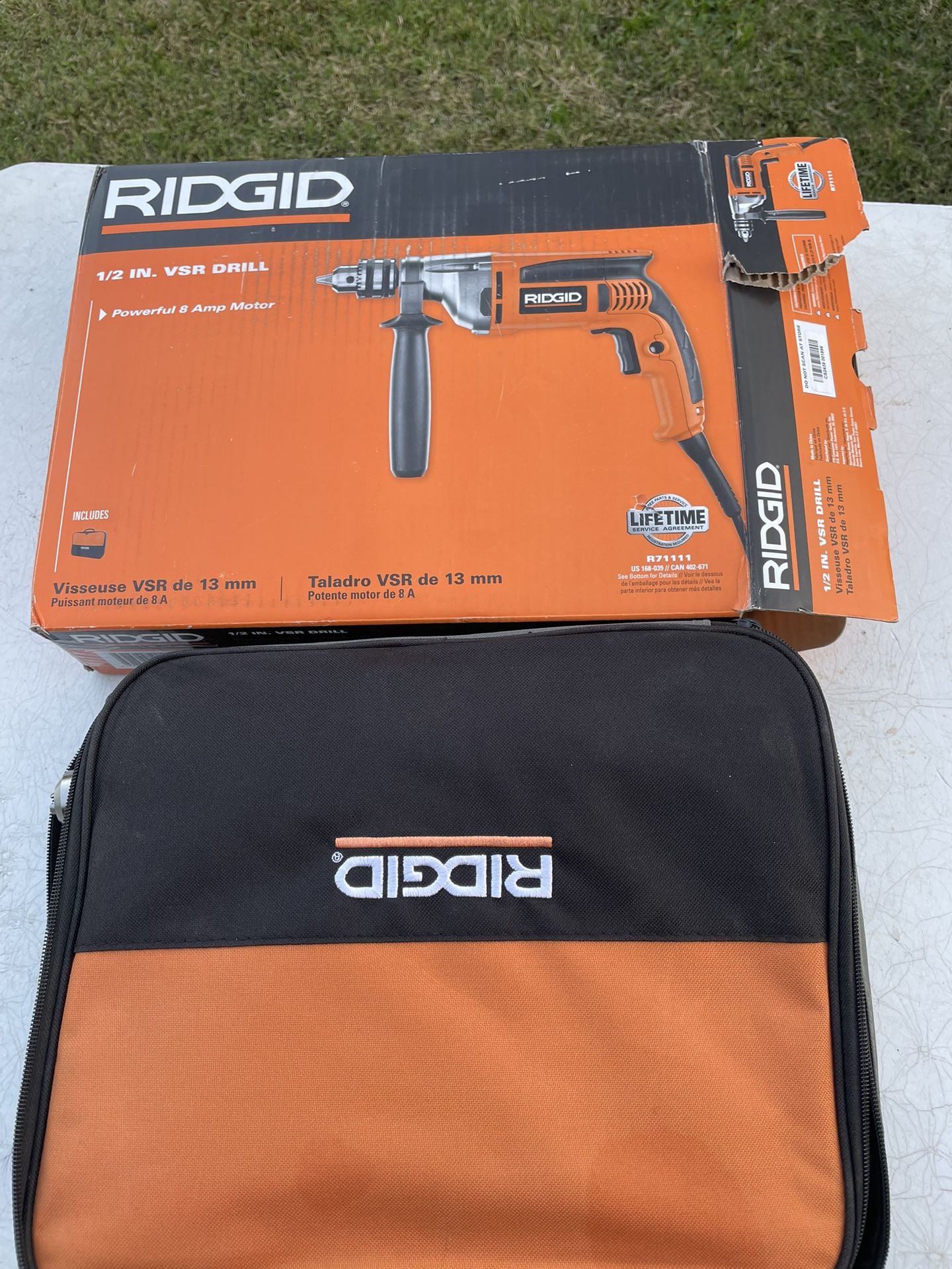 Ridgid Corded 1/2 VSR Drill 
