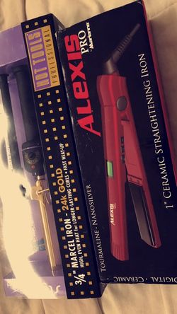 Hair straightener and curling iron