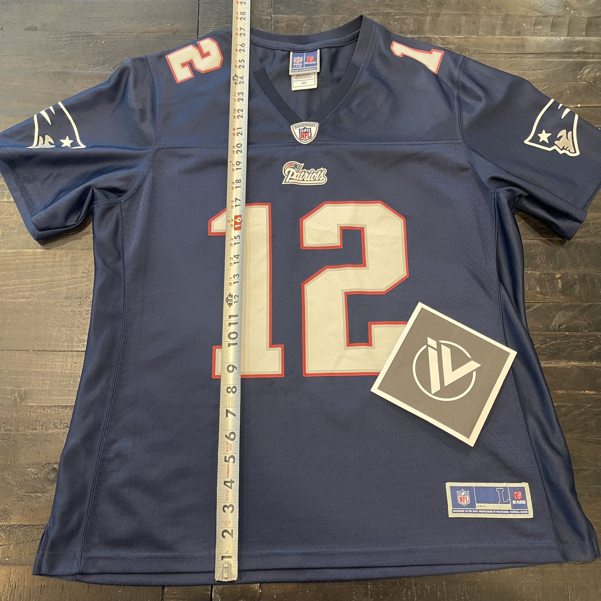 New England Patriots Tom Brady Jersey Reebok Womens Size Large