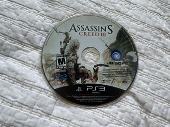 Assassins Creed 3 for Playstation 3 Videogame (no box)