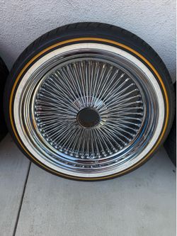 150 Spoke Wire Wheels with Vogue Tires