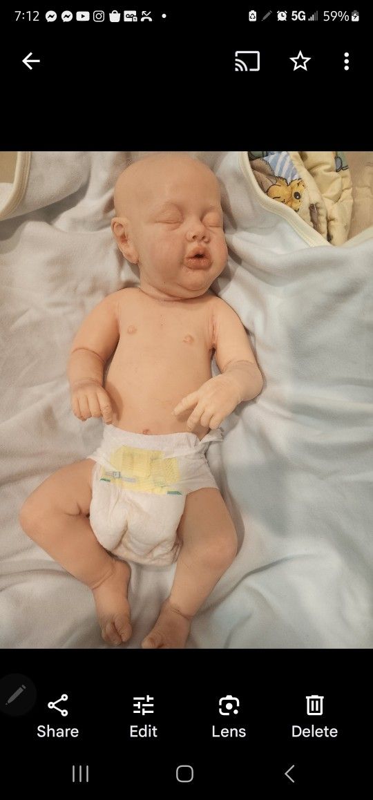 🎀Full Body Silicone Baby Doll