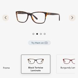 Coach Brand Eyeglasses FRAMES ONLY