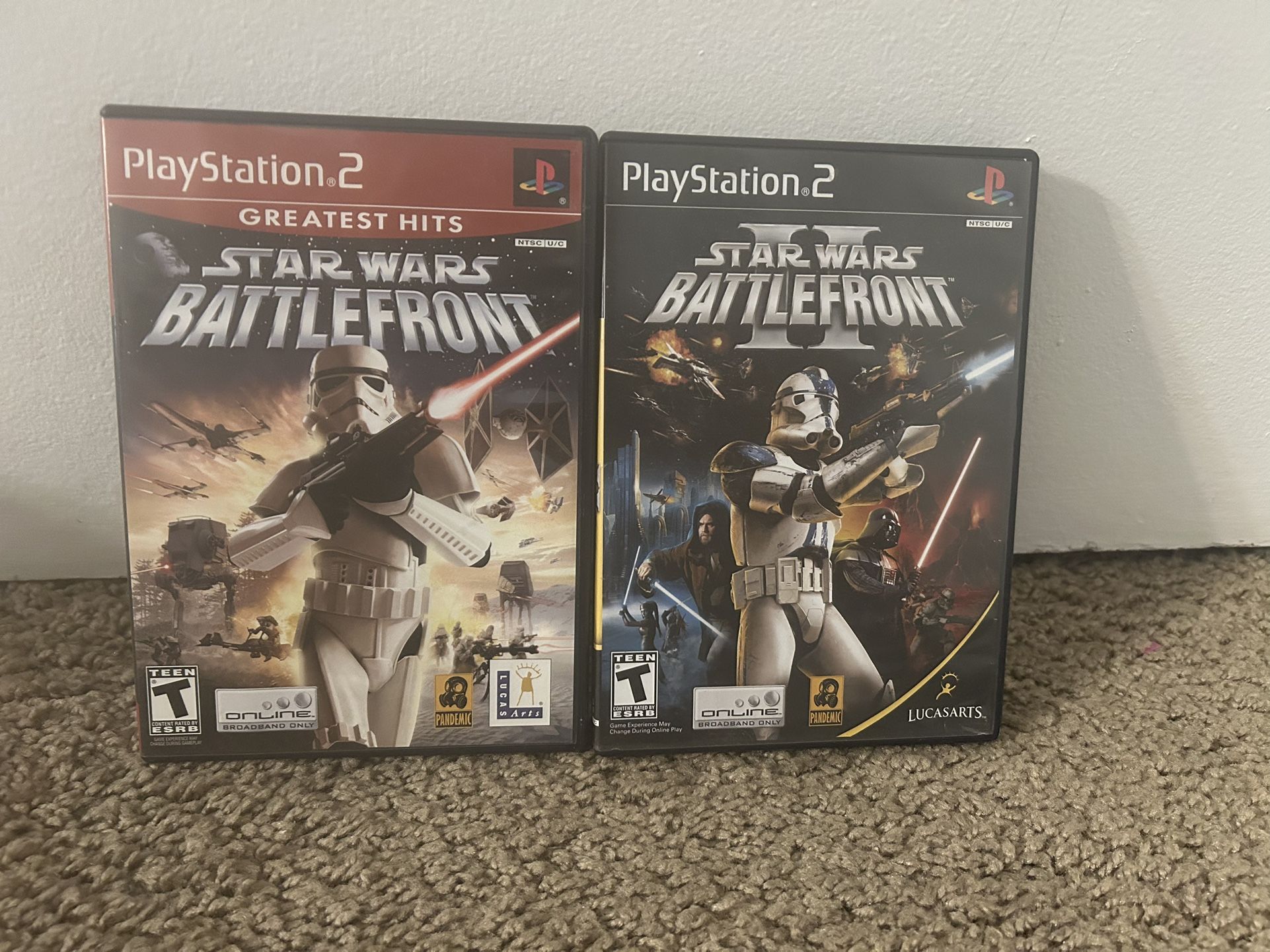 Star Wars Battlefront 1 And 2 Ps2