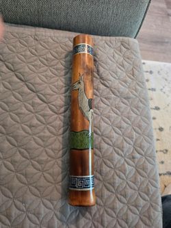 Beautiful Bamboo Llama Rainstick