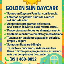 DAYCARE IN SAN JACINTO