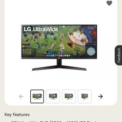 LG 29WP60G-B 29" UltraWide FHD HDR Monitor