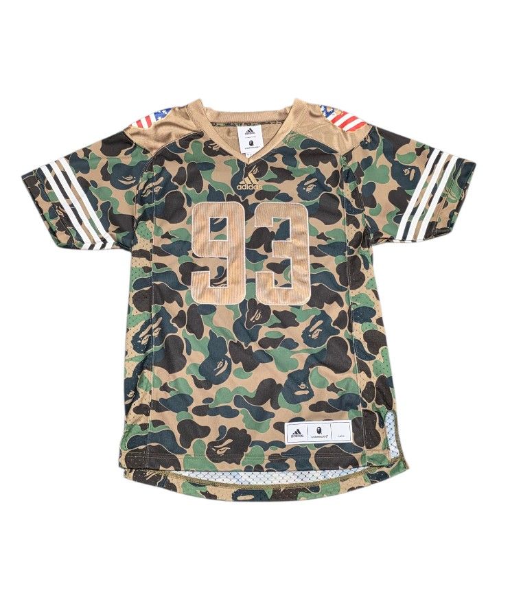 Bape X Adidas SB Jersey Green Size Small