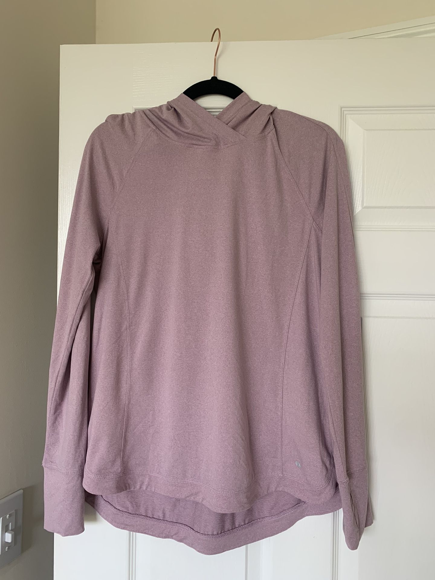 Light Lavender Light-weight long-sleeve hoodie
