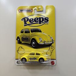 Matchbox 1962 Volkswagen Beetle YELLOW PEEPS Easter