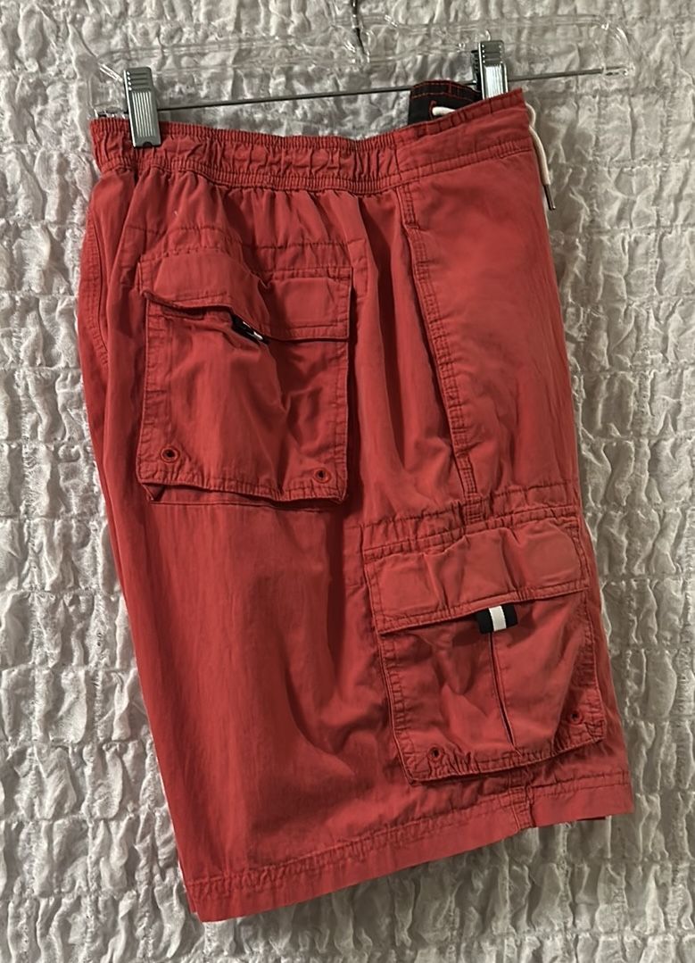 Cremieux: Swim Trunks, Multiple Pockets, Elasticized & Drawstring Waist, Size: M
