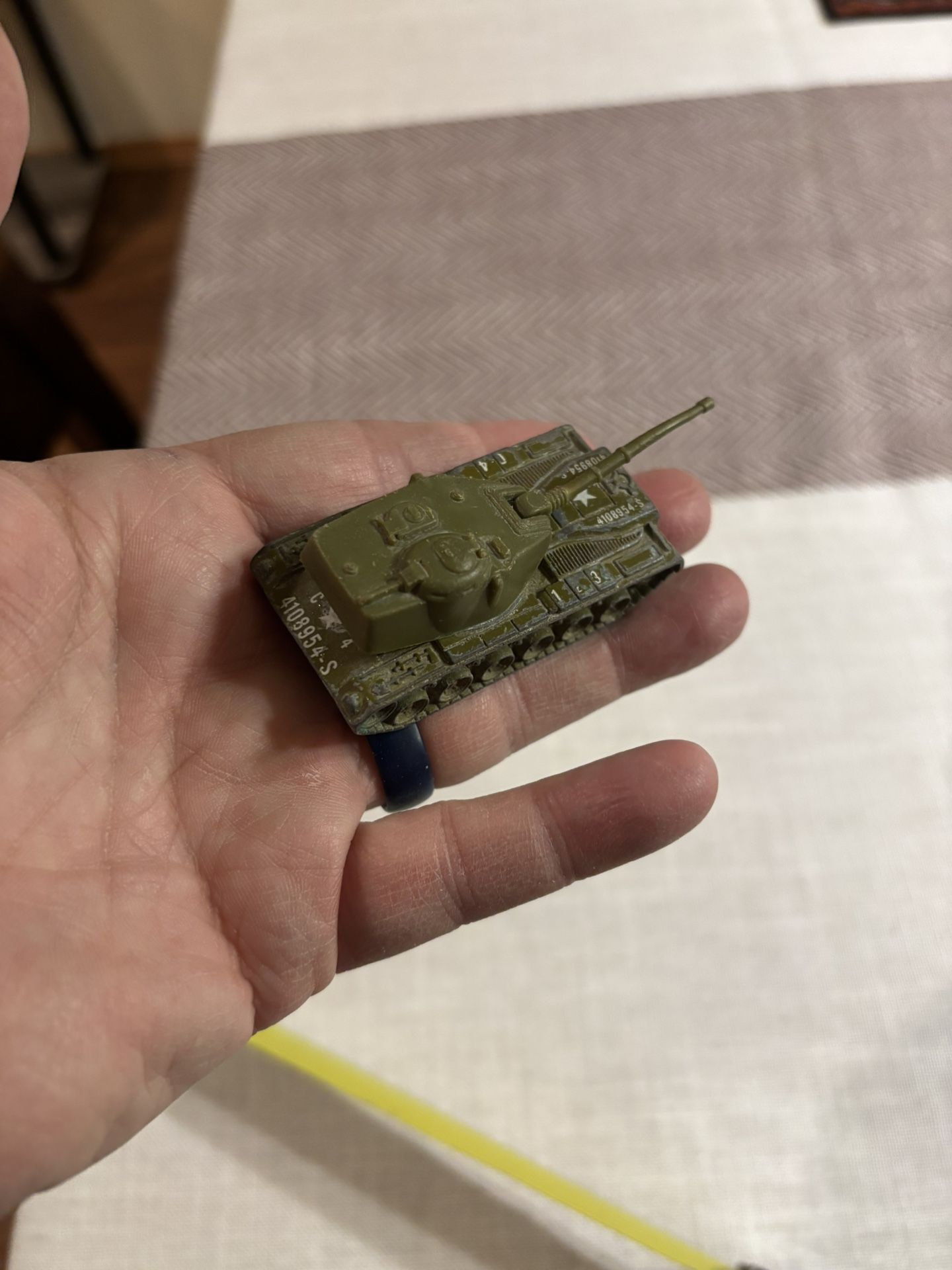 Hot Wheels U.S Army Howitzer C 4 Tank Green 1974 Made In Hong Kong