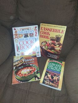Lot of 4 Used Cookbooks