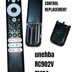 unehba RC902V FMR4 Replacement Control For TCL Mini LED QLED 4K UHD NOT WORKING