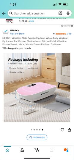 New Vibrating Exercise Plate