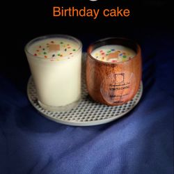 Handmade Scented Candles.  Soy Wax. Wooden Wick