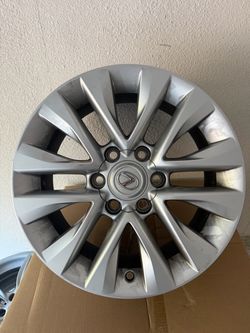 Set of 4- 2017 Lexus GX 18” Factory Silver Wheels