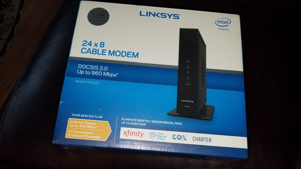 Linksys 24× 8 Cable Modem