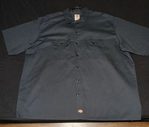 Men's dickies short sleeve shirt 3xl black used but in great condition