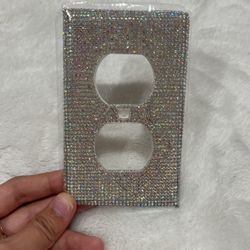 Rhinestone Outlet Plate Cover